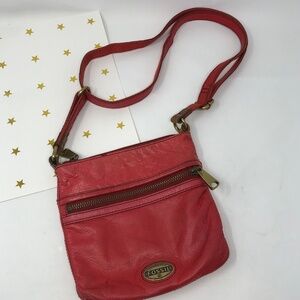 Fossil Long Live Vintage Melon Crossbody Bag